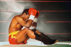 boxer loses fight